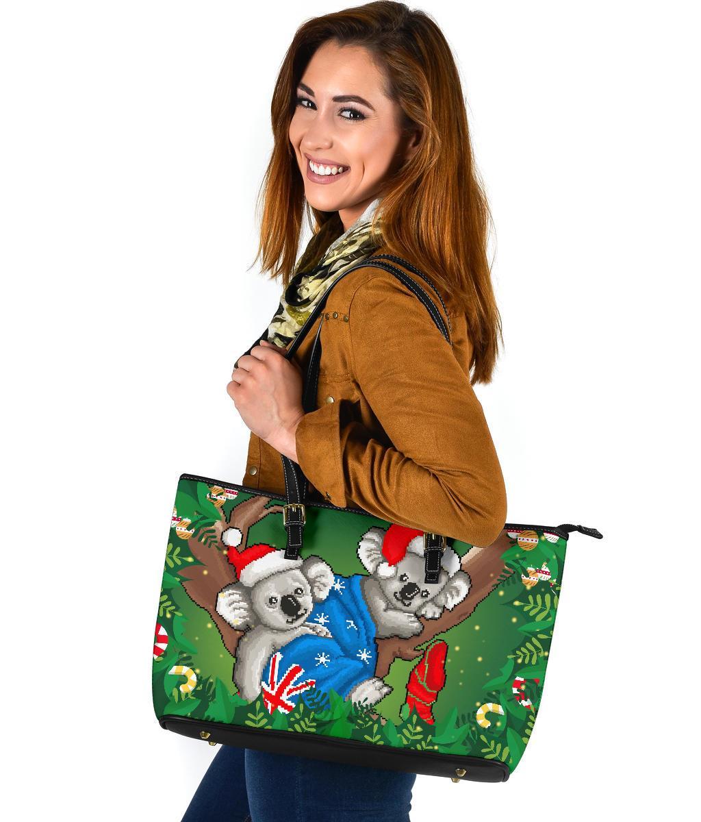 christmas-large-leather-tote-bag-australia-flag-with-koala-ugly-christmas