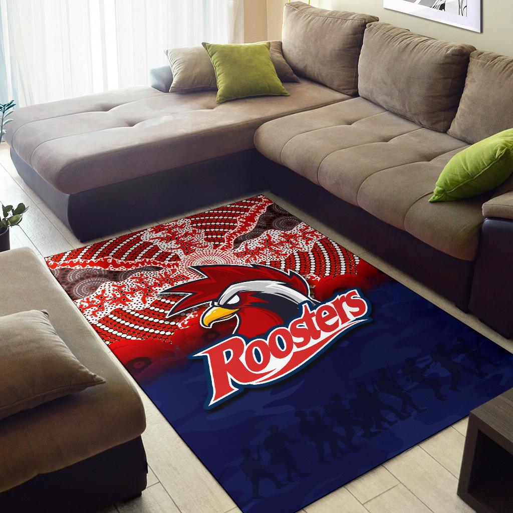 roosters-area-rug-anzac-day-aboriginal