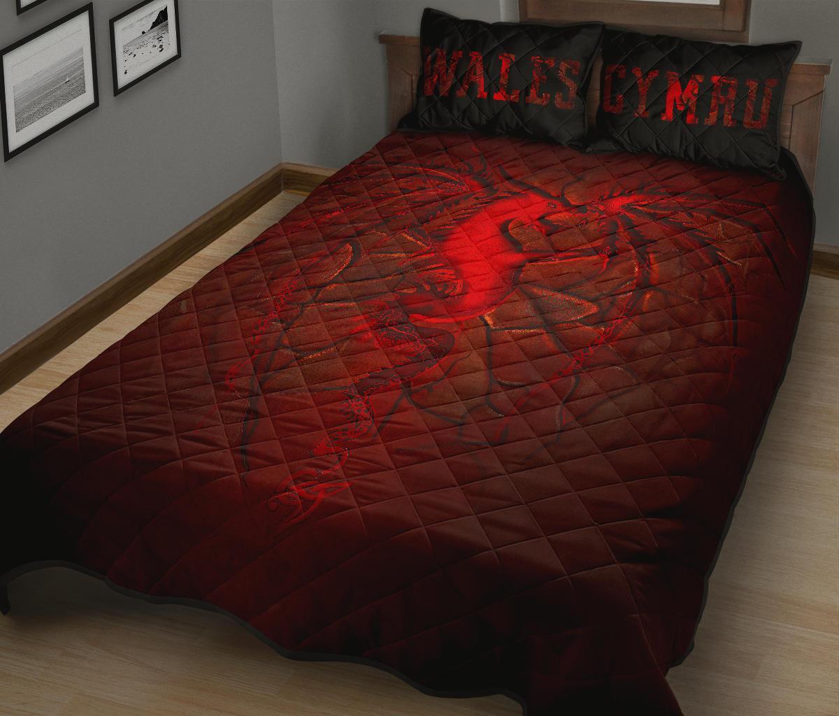 wales-quilt-bed-set-welsh-dragon-lava