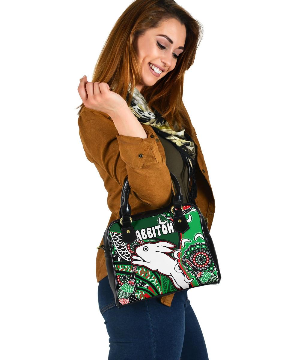 Rabbitohs Shoulder Handbag Indigenous Survival World - Vibe Hoodie