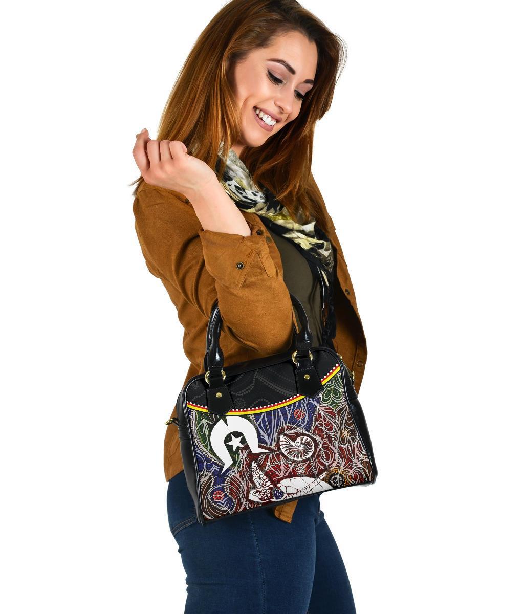 Shoulder Handbag - Aboriginal Dot In Naidoc Week Style - Vibe Hoodie