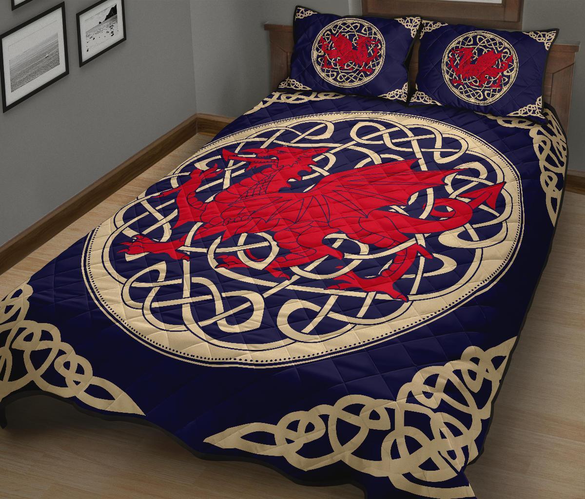 wales-quilt-bed-set-welsh-dragon-quilt-bed