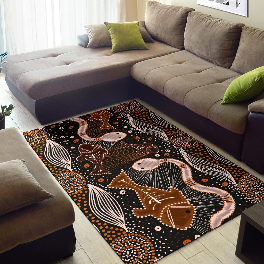 aboriginal-area-rug-indigenous-fish-and-snake