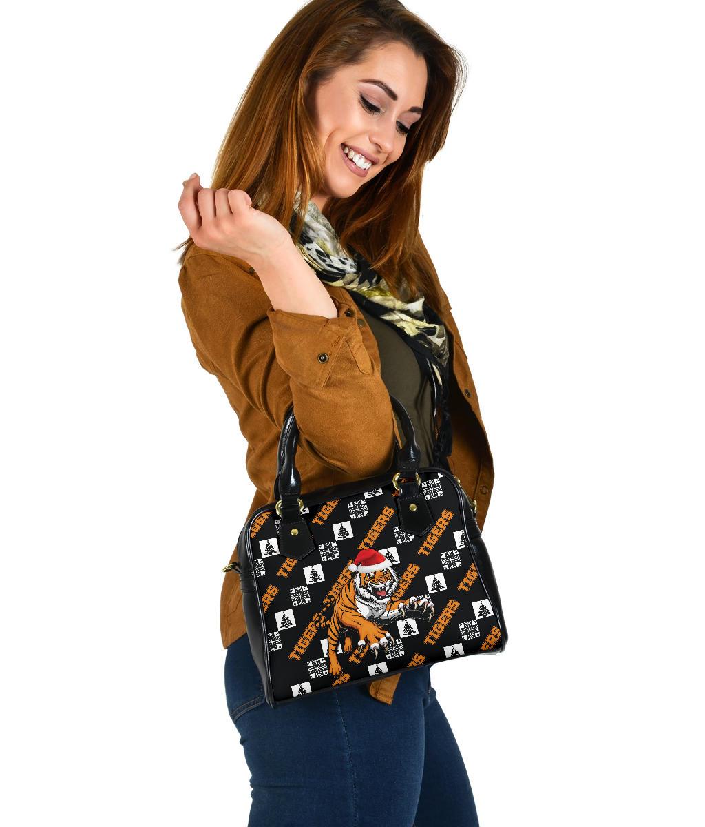 Wests Christmas Shoulder Handbag Tigers Fancy - Vibe Hoodie