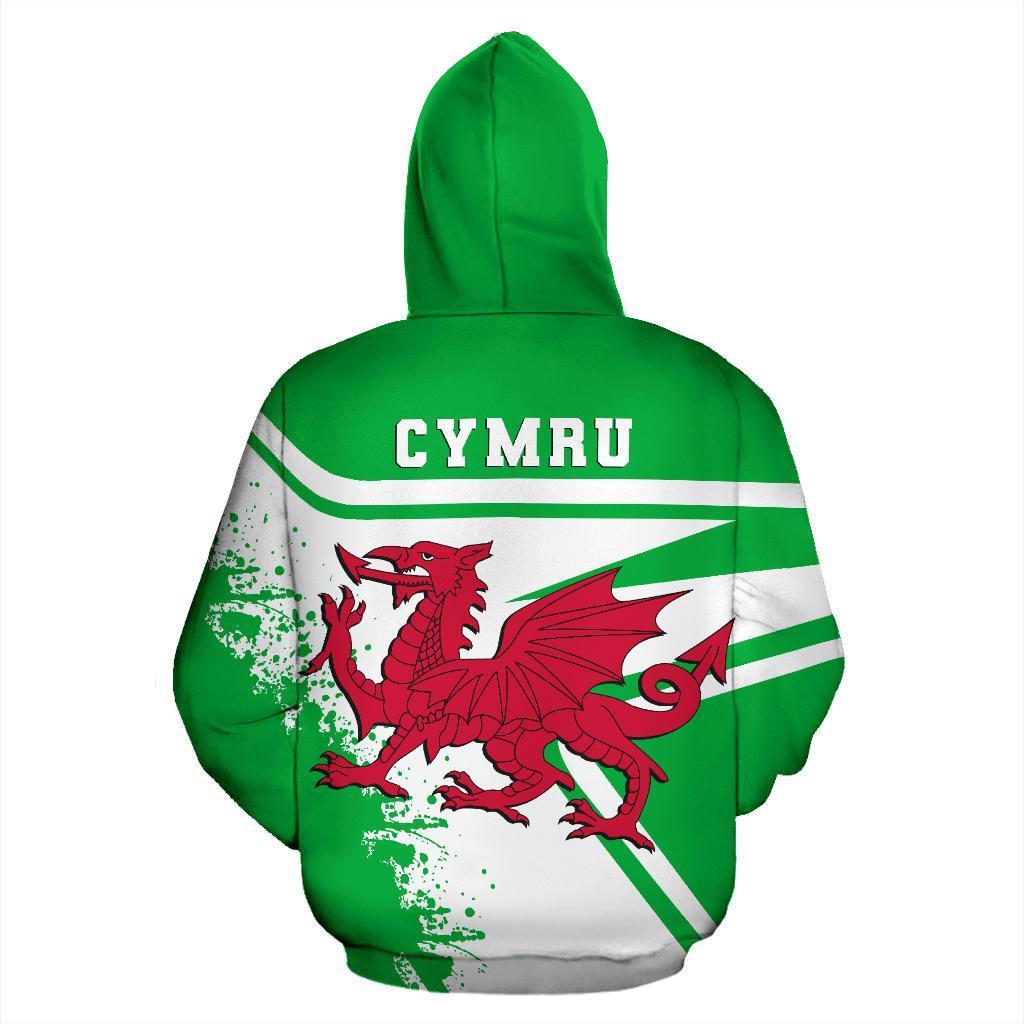 Wales Hoodie Painting Style