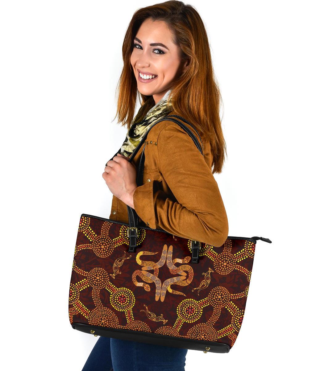 aboriginal-large-leather-tote-bag-boomerang-snake-and-kangaroo