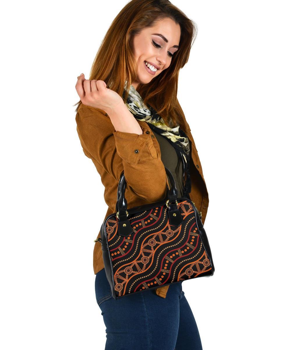 Shoulder Handbag - Indigenous Patterns Ver05 - Vibe Hoodie