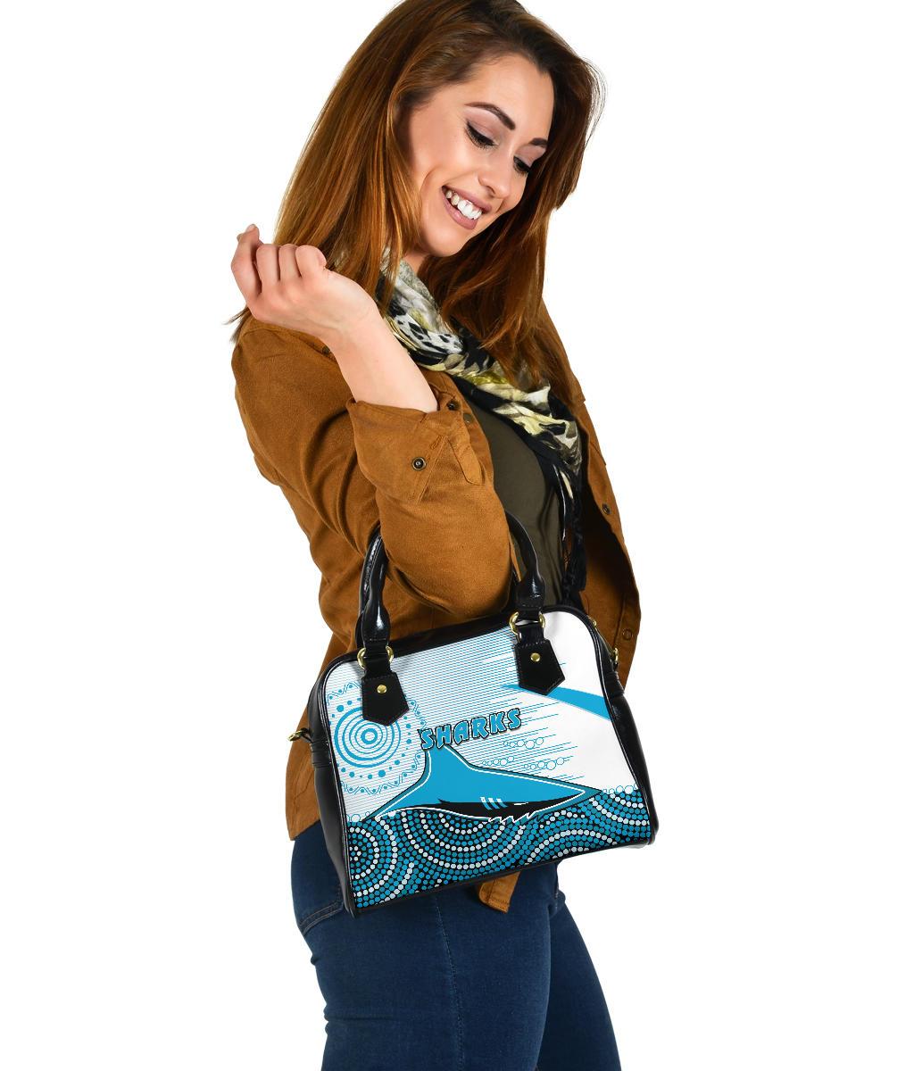 Sharks Shoulder Handbag Cronulla Indigenous Unique - Vibe Hoodie