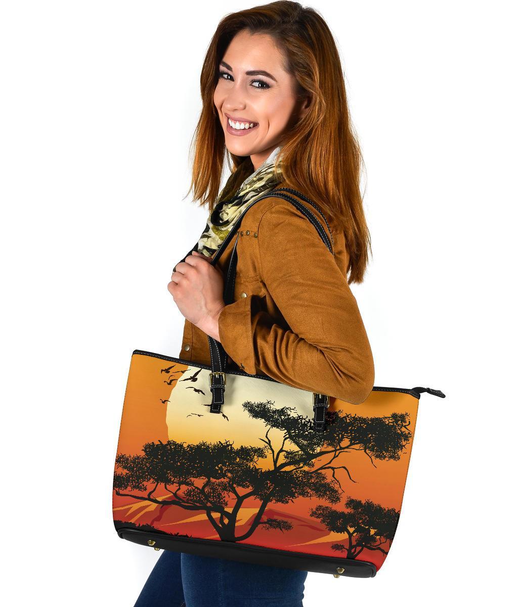 large-leather-tote-bag-sunset-and-tree-in-australia