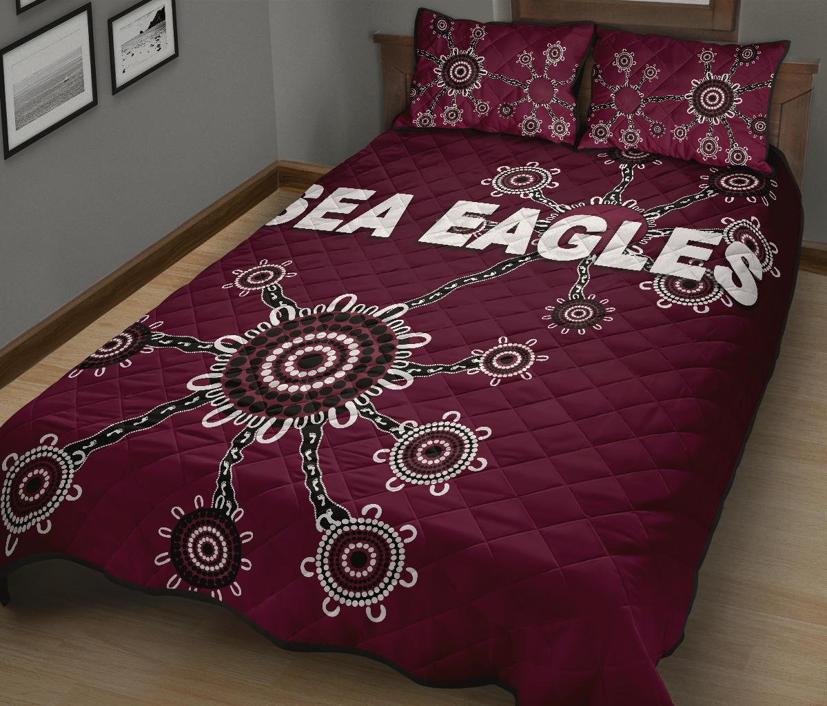 warringah-quilt-bed-set-sea-eagles-simple-indigenous