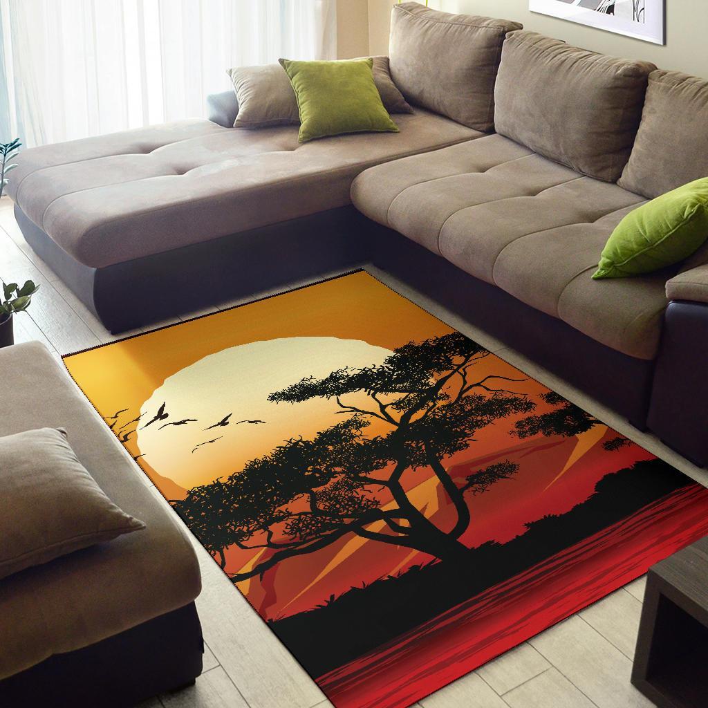 area-rug-sunset-and-tree-in-australia