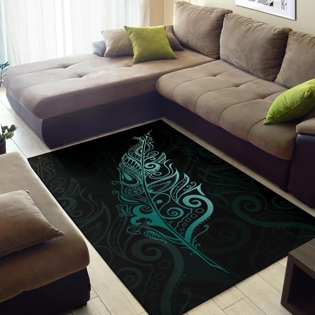 light-silver-fern-area-rug-turquoise