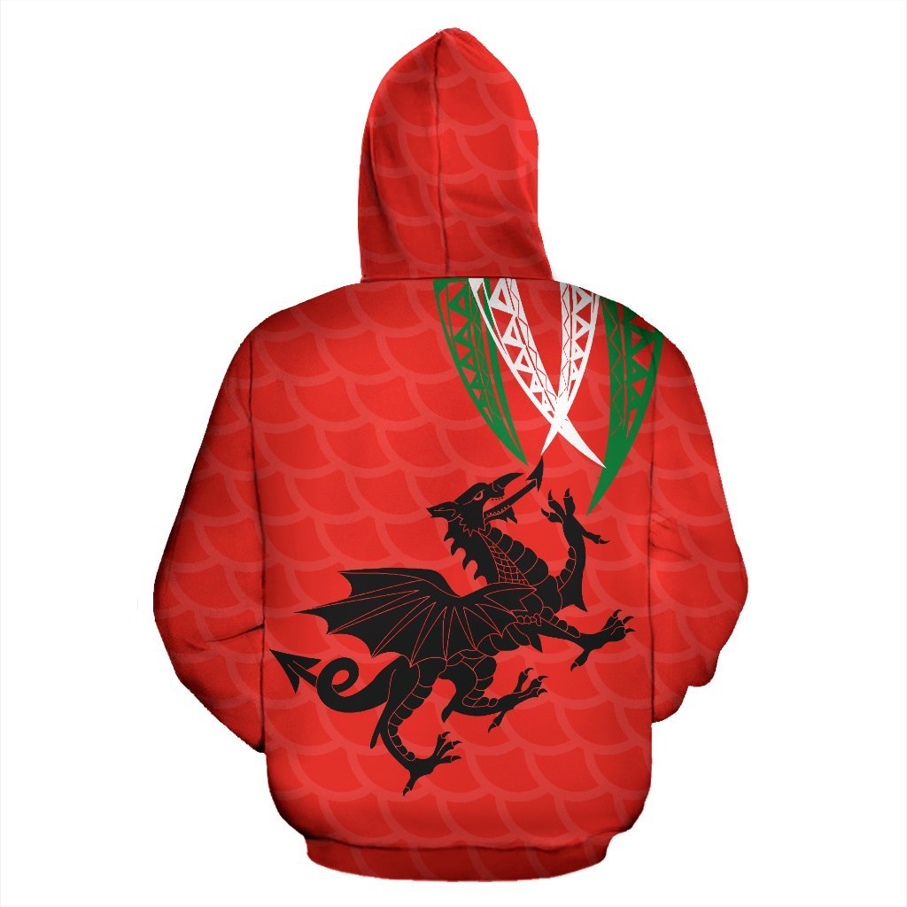 Wales Rugby Dragon Hoodie 03