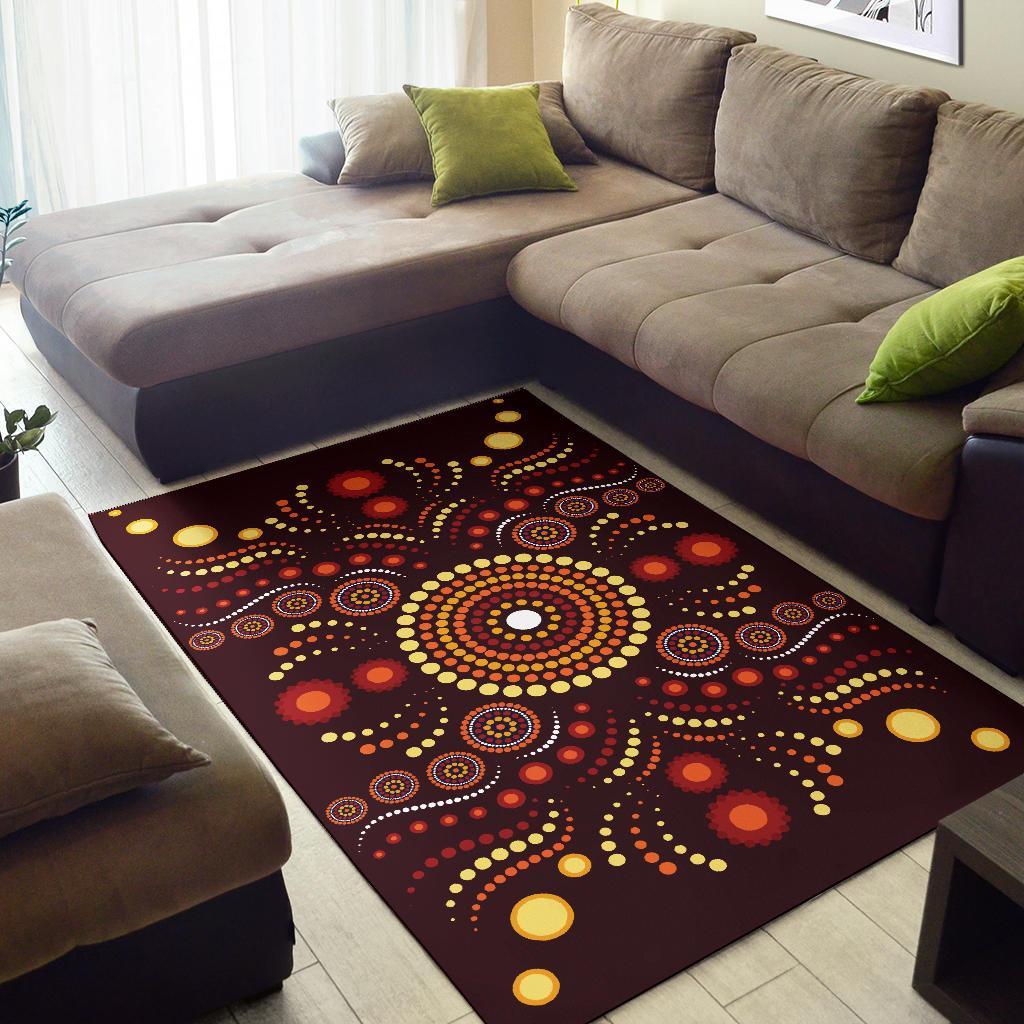 aboriginal-area-rug-indegenous-dot-painting-art