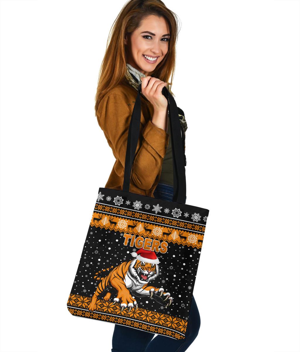 wests-christmas-tote-bag-tigers-unique-vibes-black