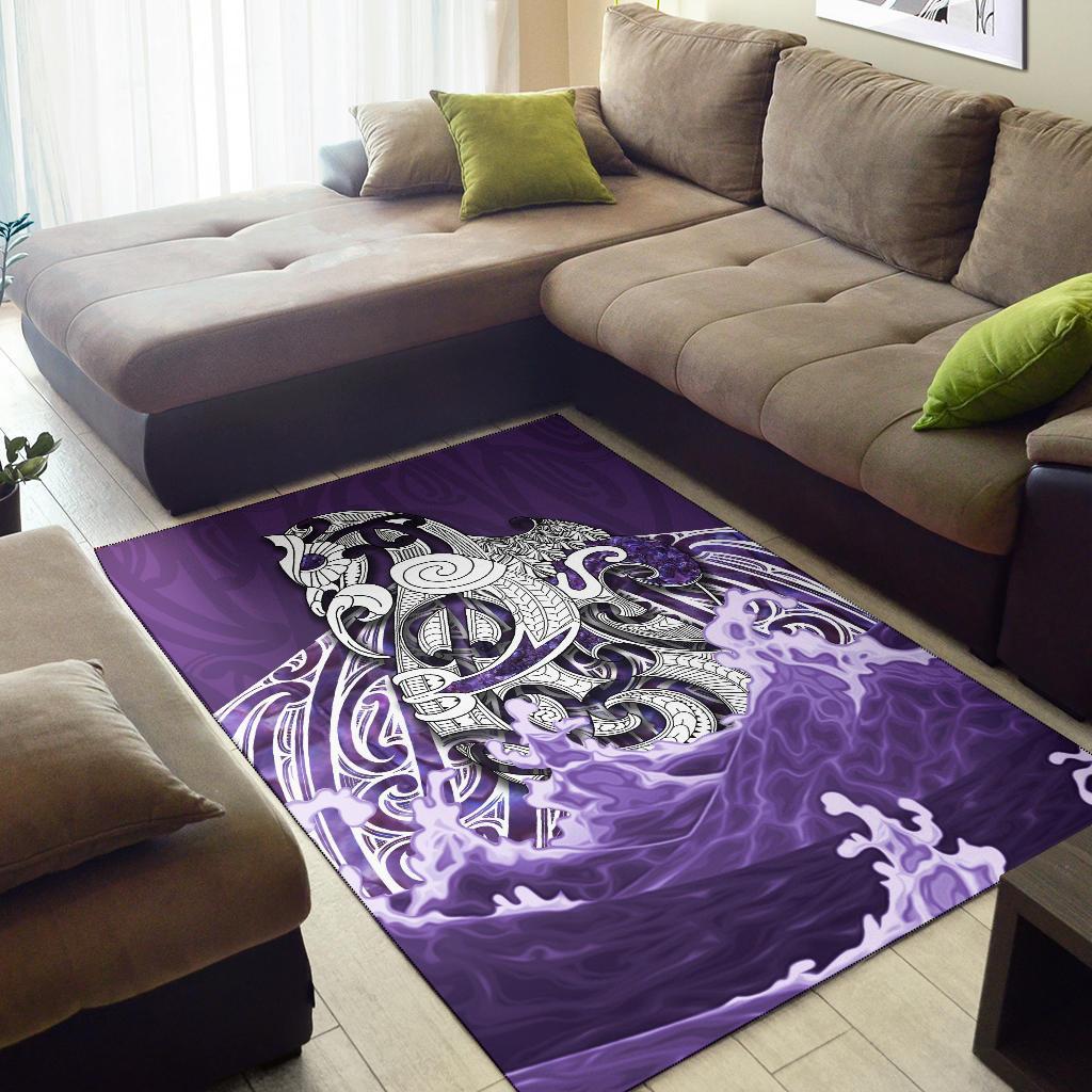 maori-manaia-the-blue-sea-area-rug-purple