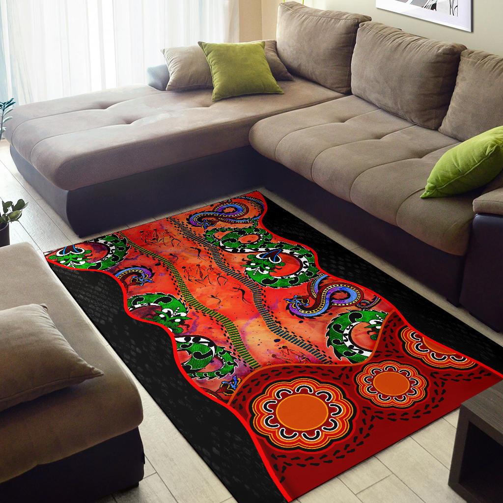 aboriginal-area-rug-aussie-indigenous-patterns-orange