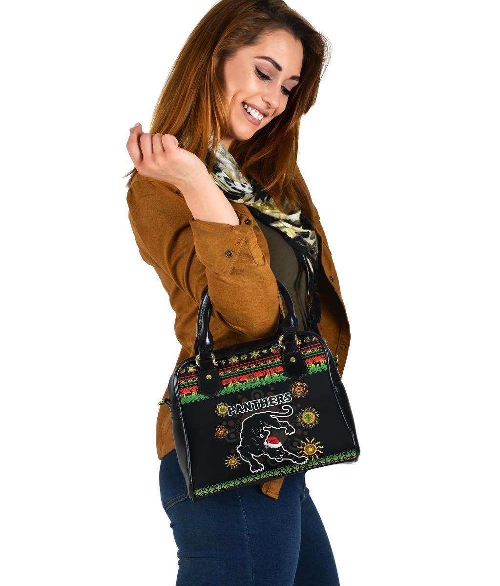 Penrith Panthers Christmas Shoulder Handbag Indigenous - Vibe Hoodie