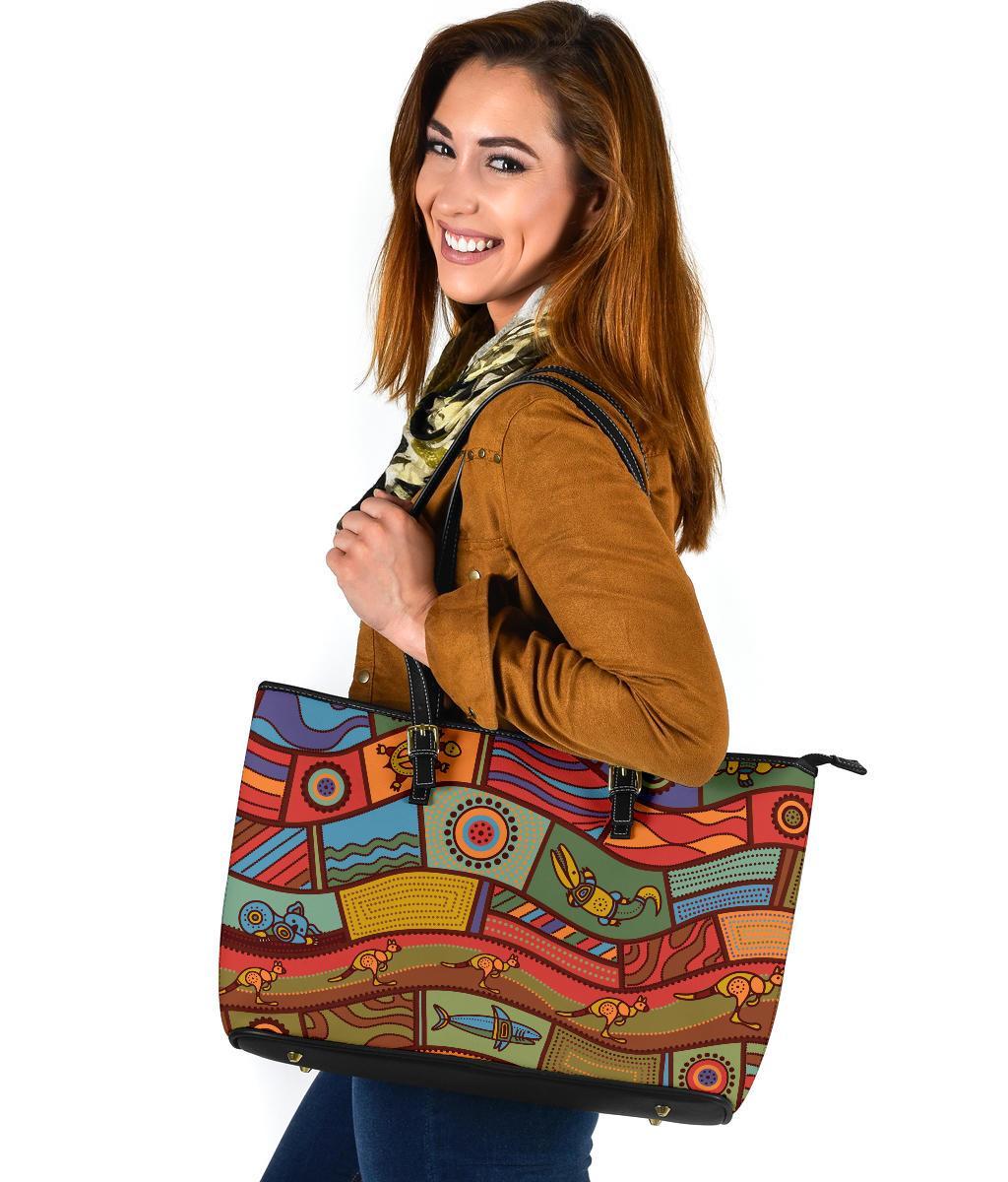 large-leather-tote-bag-aboriginal-art-with-animals