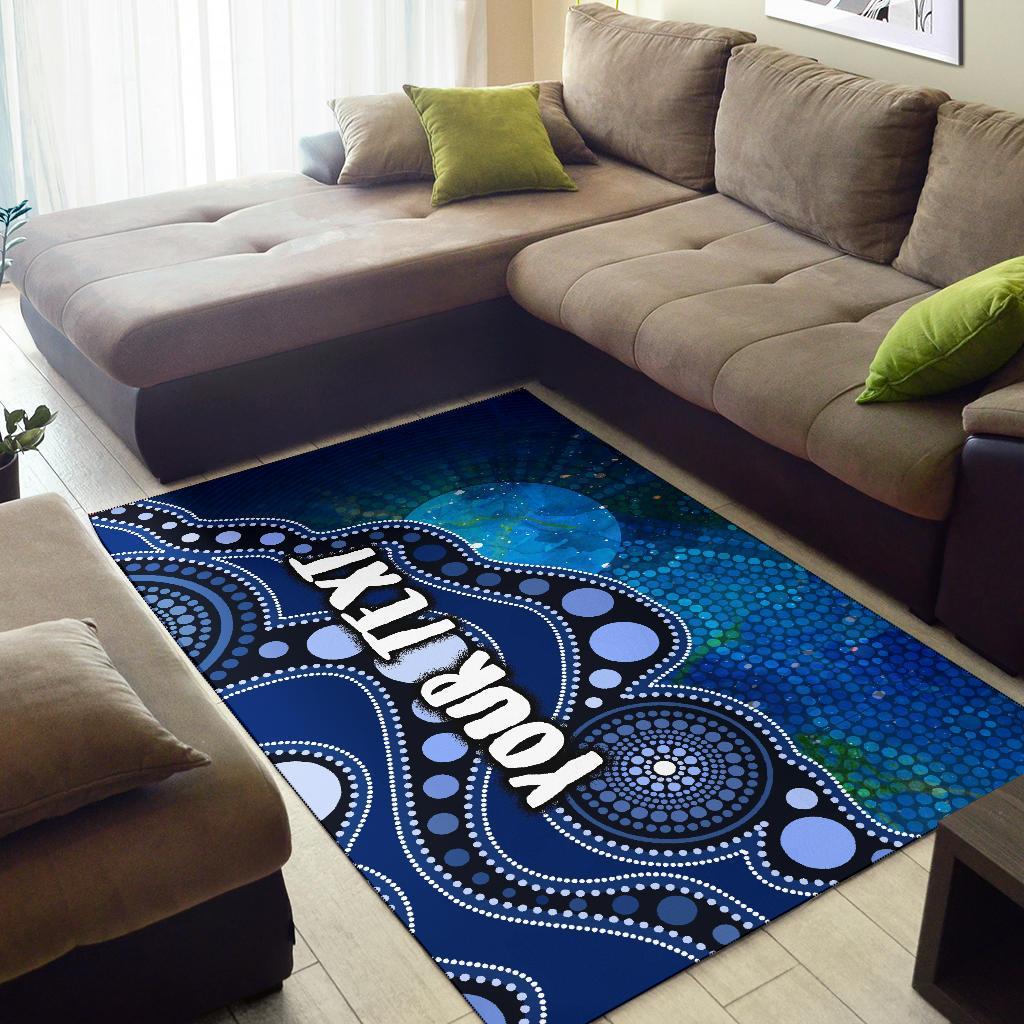 custom-text-aboriginal-area-rug-australia-indigenous-flag-circle-dot-painting-art-blue