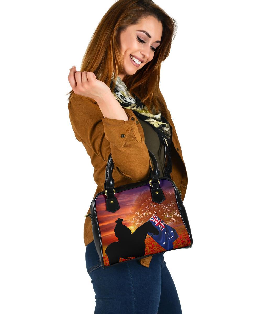 Anzac Day 2021 Shoulder Handbag - Lest We Forget Ver01 - Vibe Hoodie