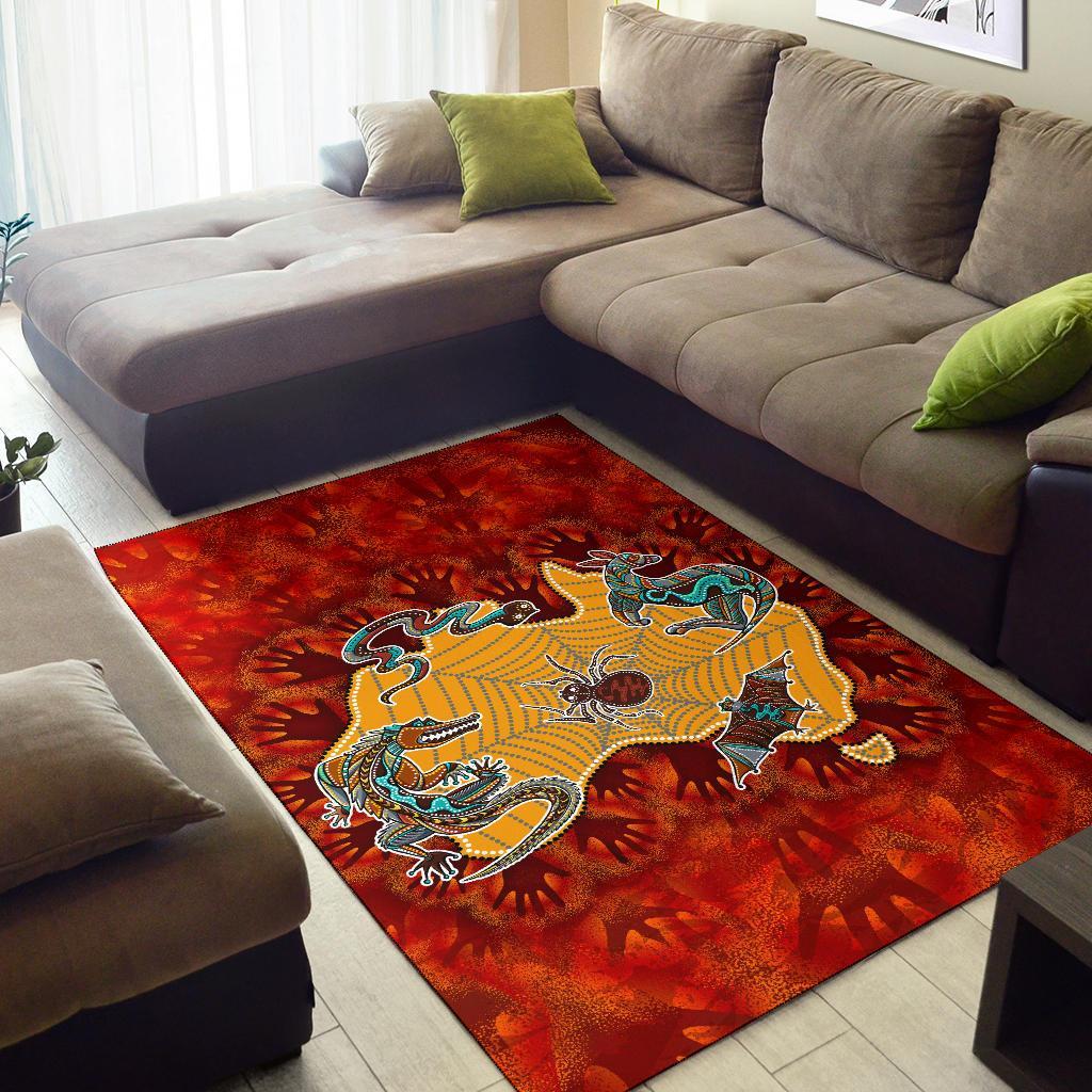 aboriginal-area-rug-australia-map-hand-patterns-spider-web