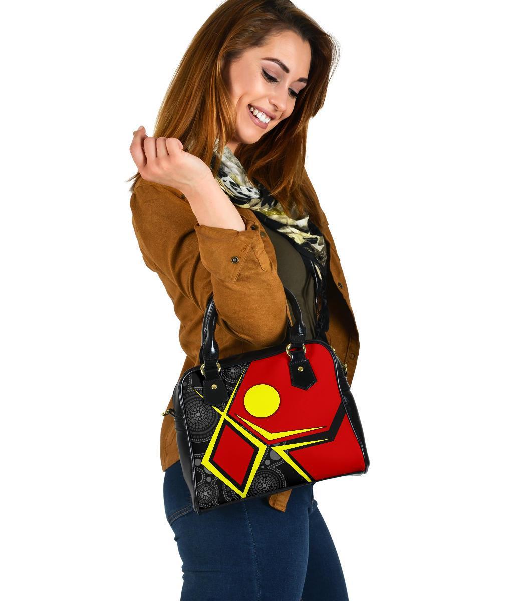 Aboriginal Shoulder Handbag - Indigenous Legend - Vibe Hoodie