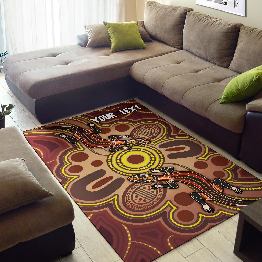 custom-aboriginal-area-rug-indigenous-lizard-dot-painting-art