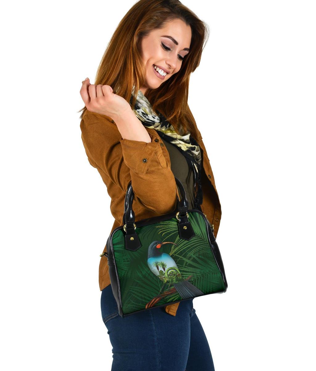 Huia Bird New Zealand Shoulder Handbag - Vibe Hoodie