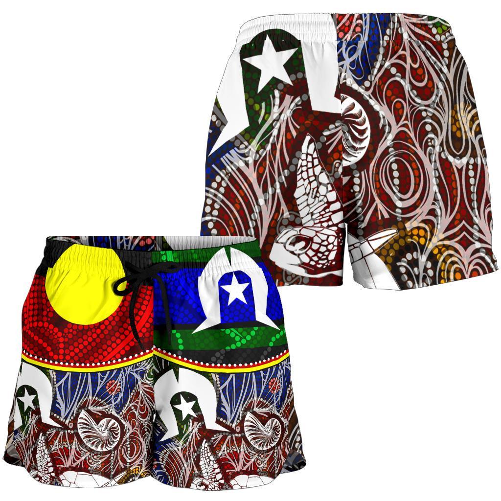 Women's Short - Aboriginal Dot In Naidoc Week Style - Vibe Hoodie