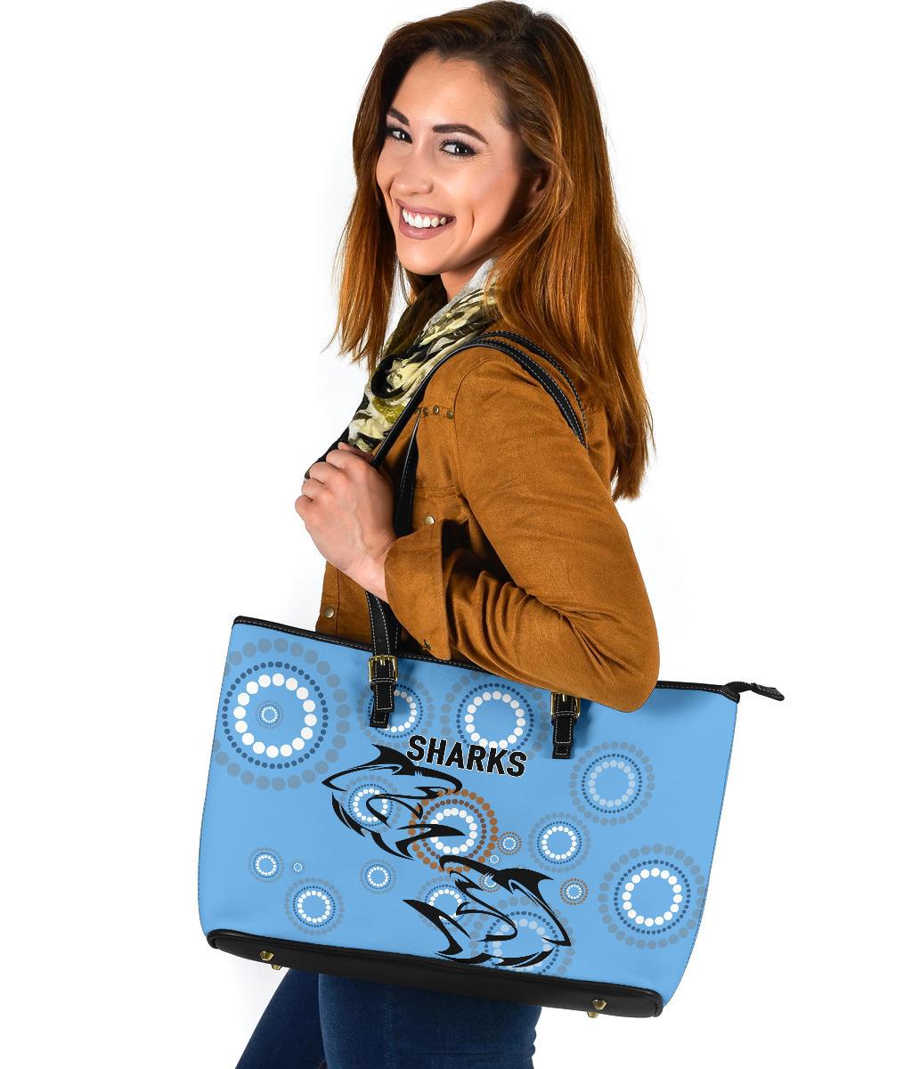 cronulla-large-leather-tote-bag-sharks-unique-indigenous