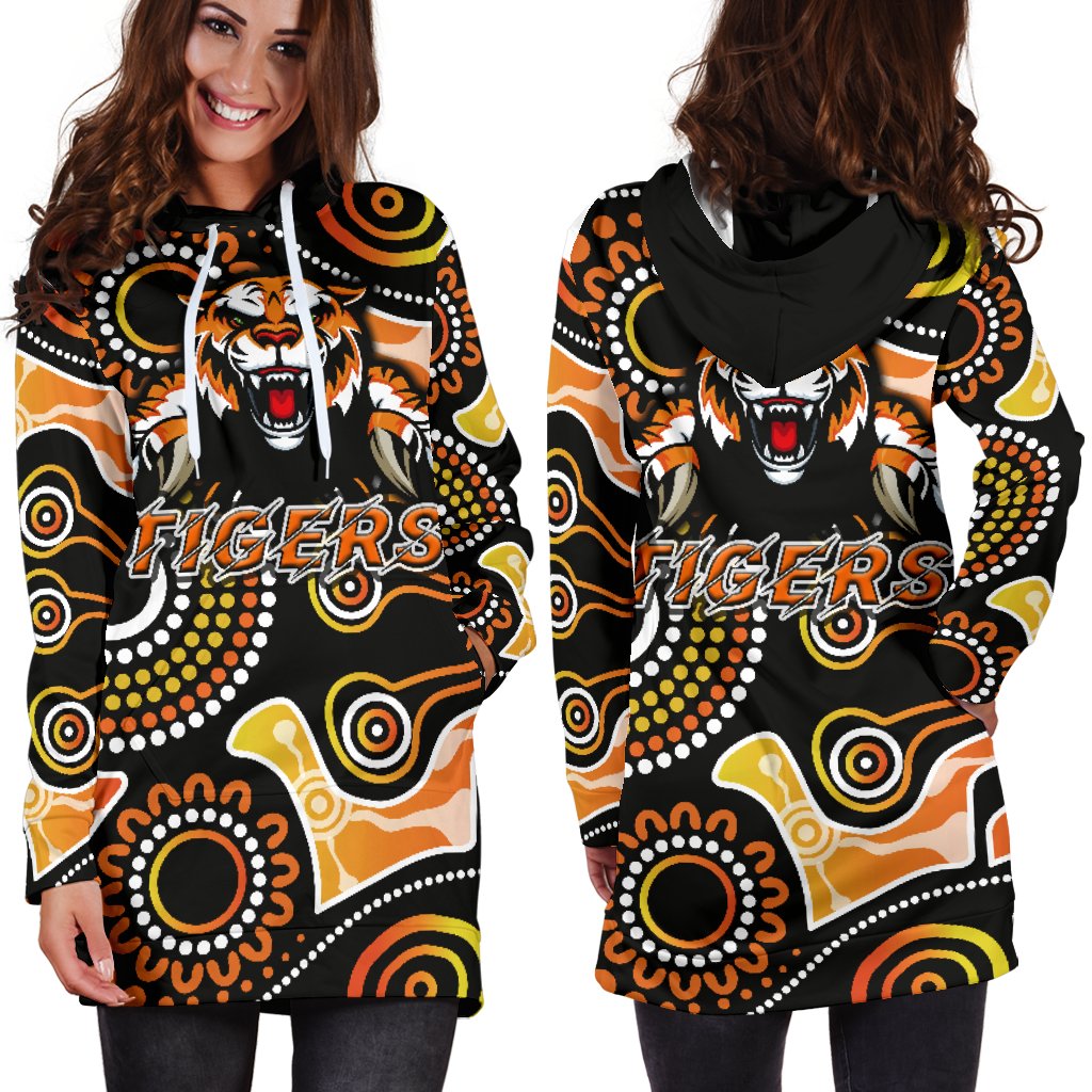 wests-women-hoodie-dress-rugby-tigers-indigenous