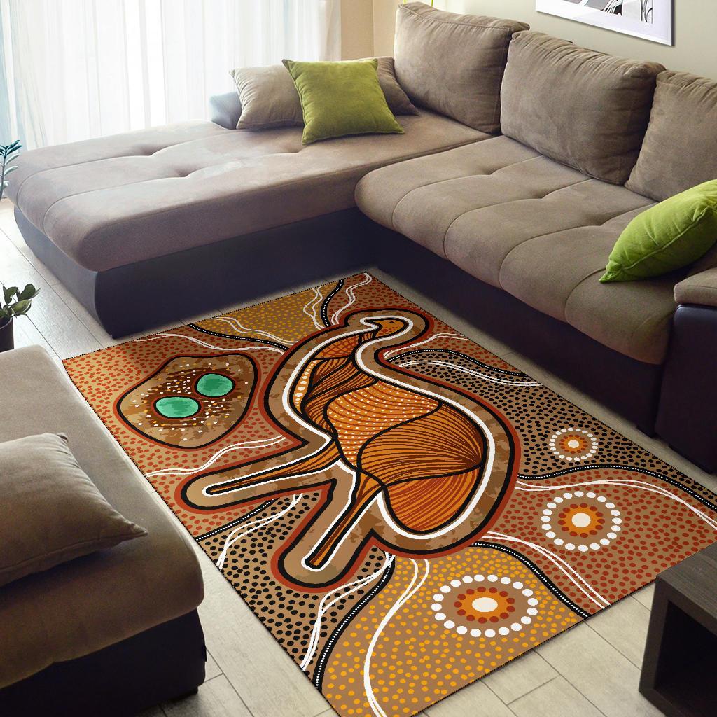 aboriginal-area-rug-indigenous-emu-vintage-stye