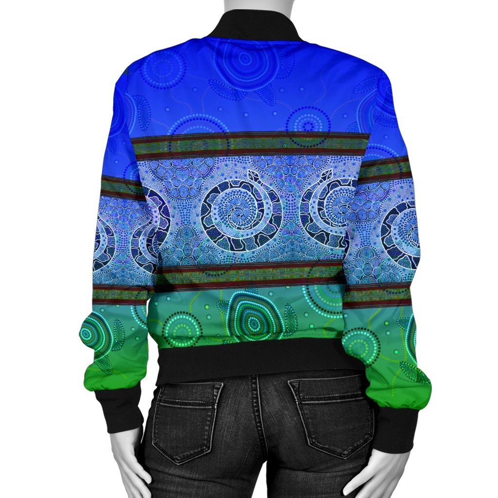 women-bomber-jacket-turtle-with-dhari-mask-snake-patterns-1