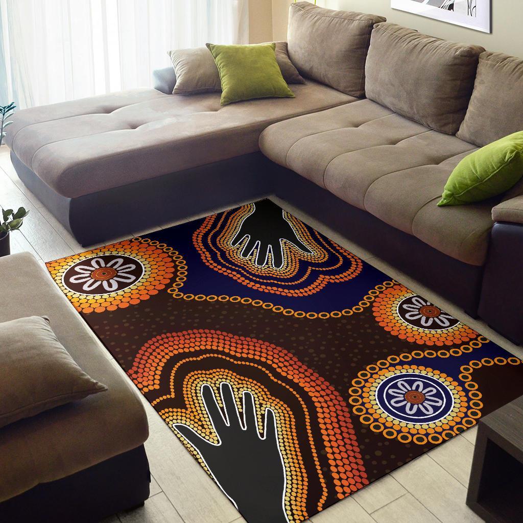 area-rug-aboriginal-dot-art-painting-with-hand