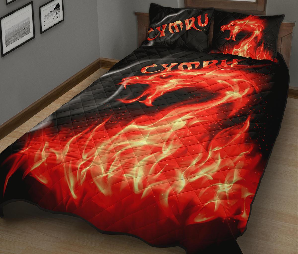 wales-quilt-bed-set-cymru-flame