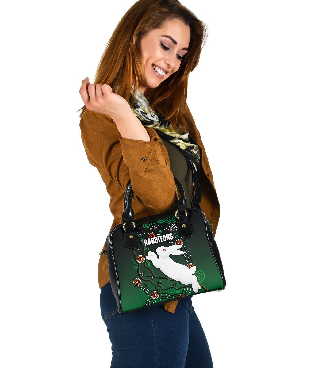 Rabbitohs Shoulder Handbag Simple Indigenous - Vibe Hoodie