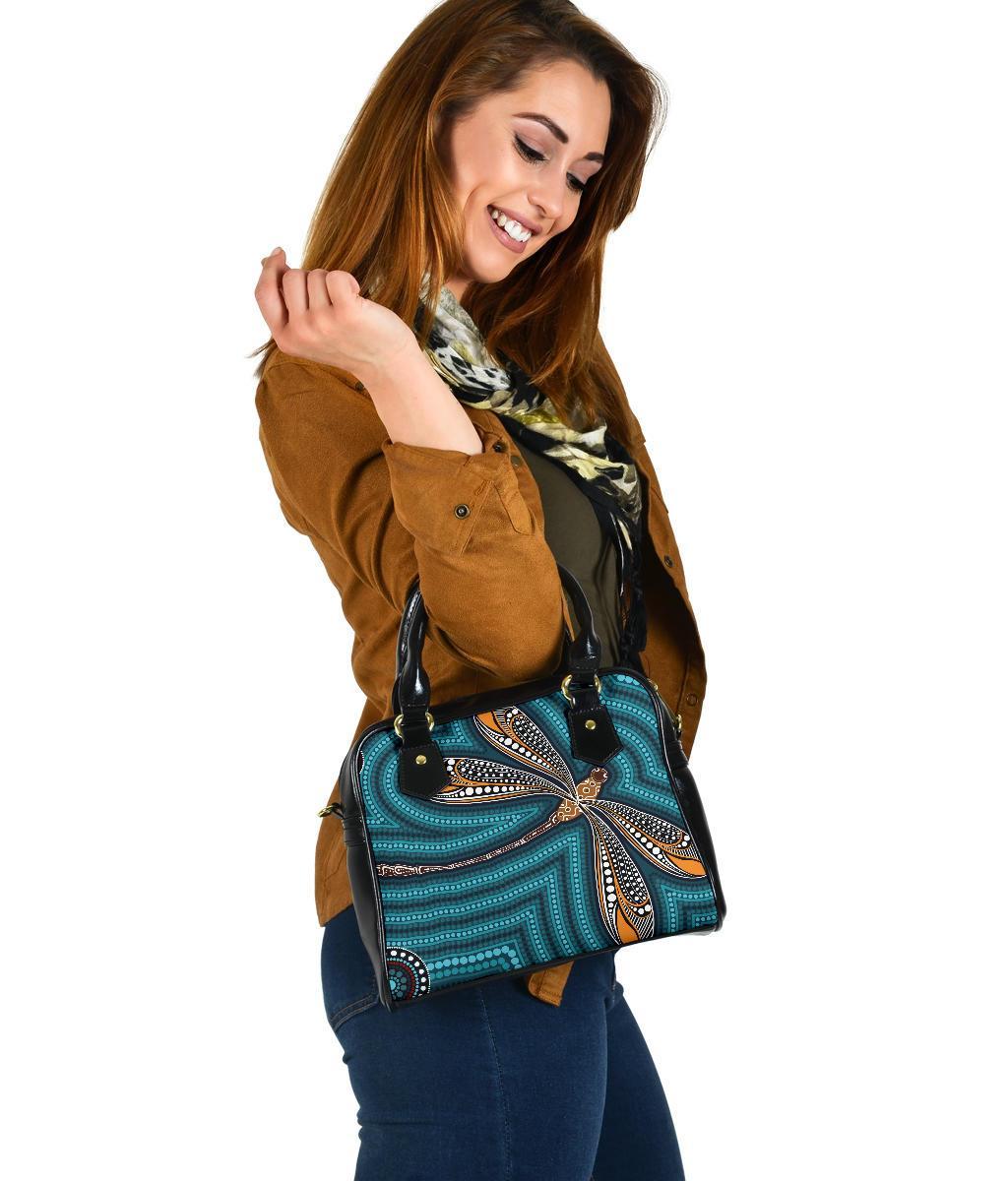 Shoulder Handbag - Indigenous Dragonfly - Vibe Hoodie