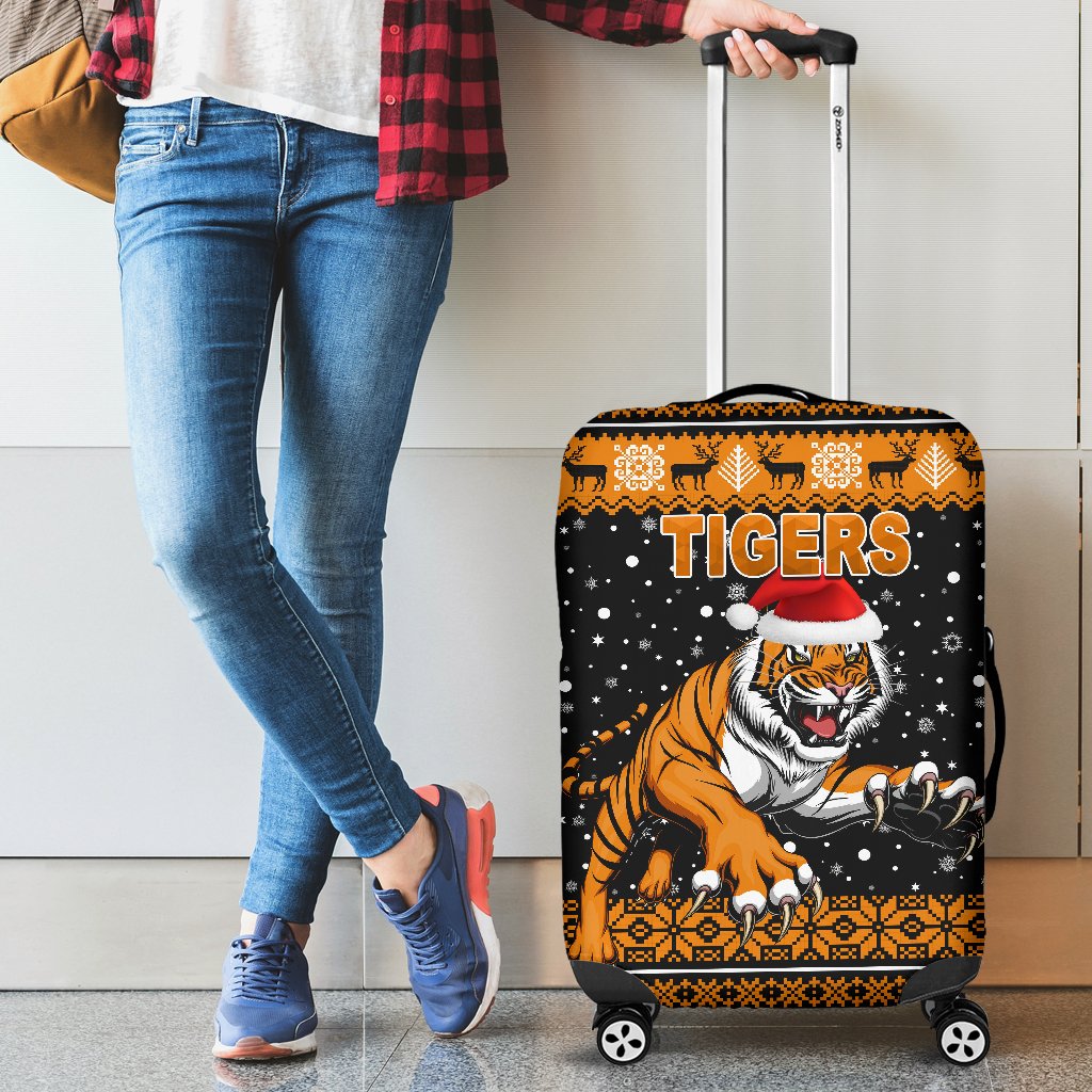 wests-christmas-luggage-covers-tigers-unique-vibes-black