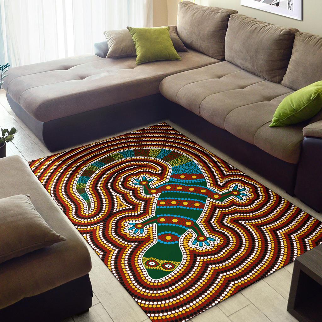 aboriginal-area-rug-lizard-dot-painting-patterns