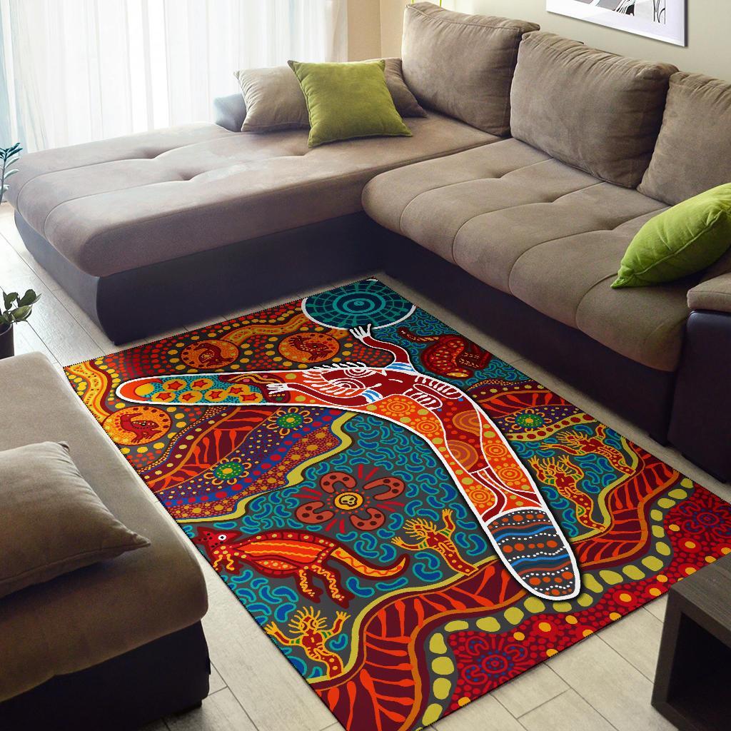 aboriginal-area-rug-indigenous-boomerang