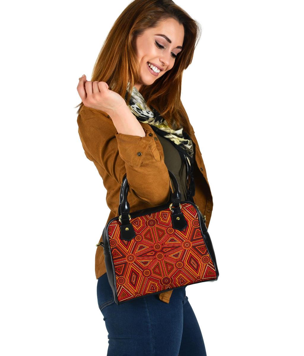 Shoulder Handbag - Indigenous Patterns Ver02 - Vibe Hoodie