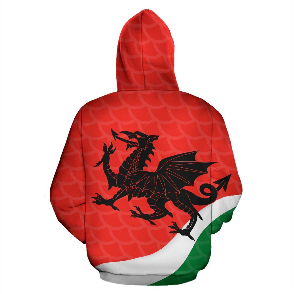 Wales Rugby Dragon Hoodie