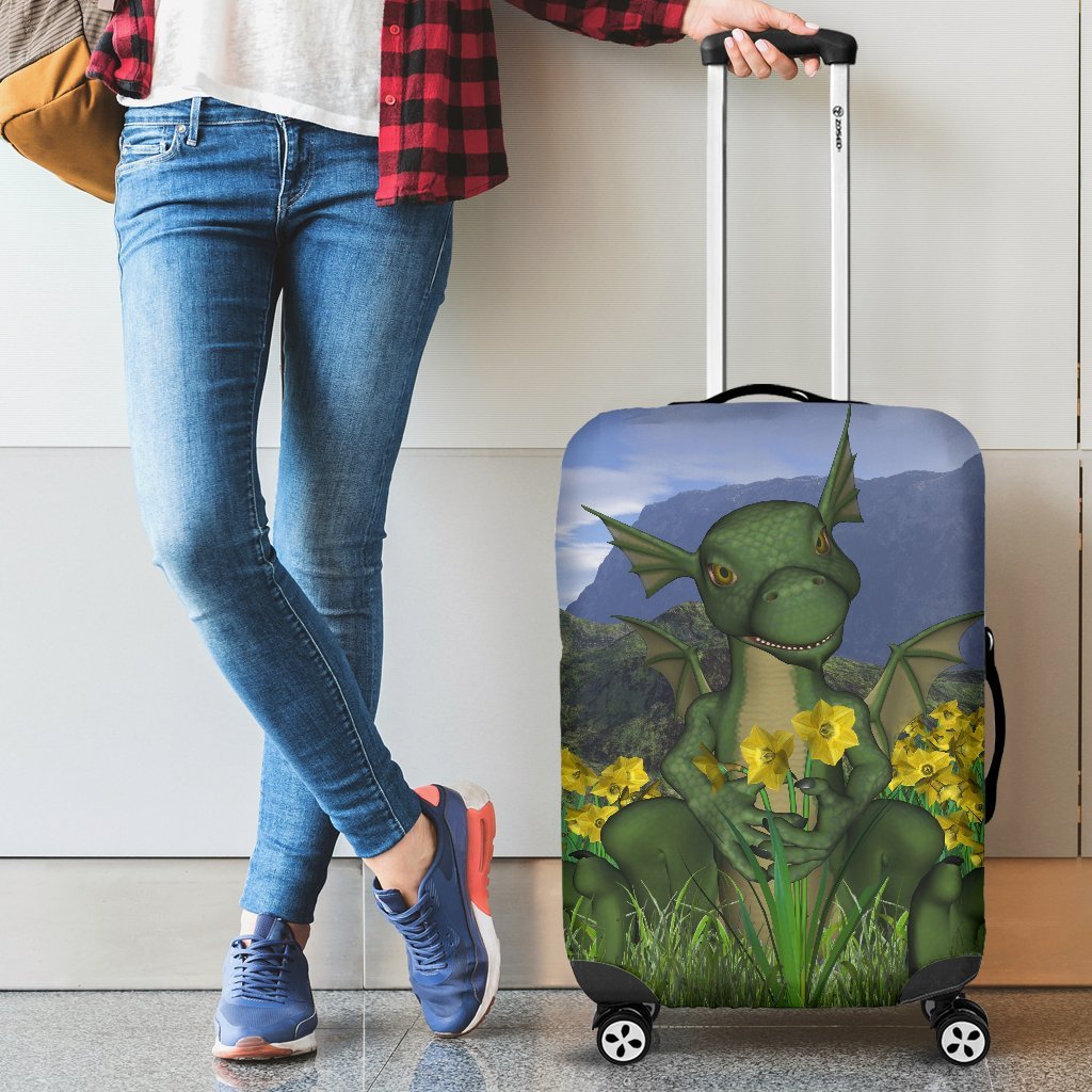 waless-baby-dragon-with-daffodils-luggage-cover