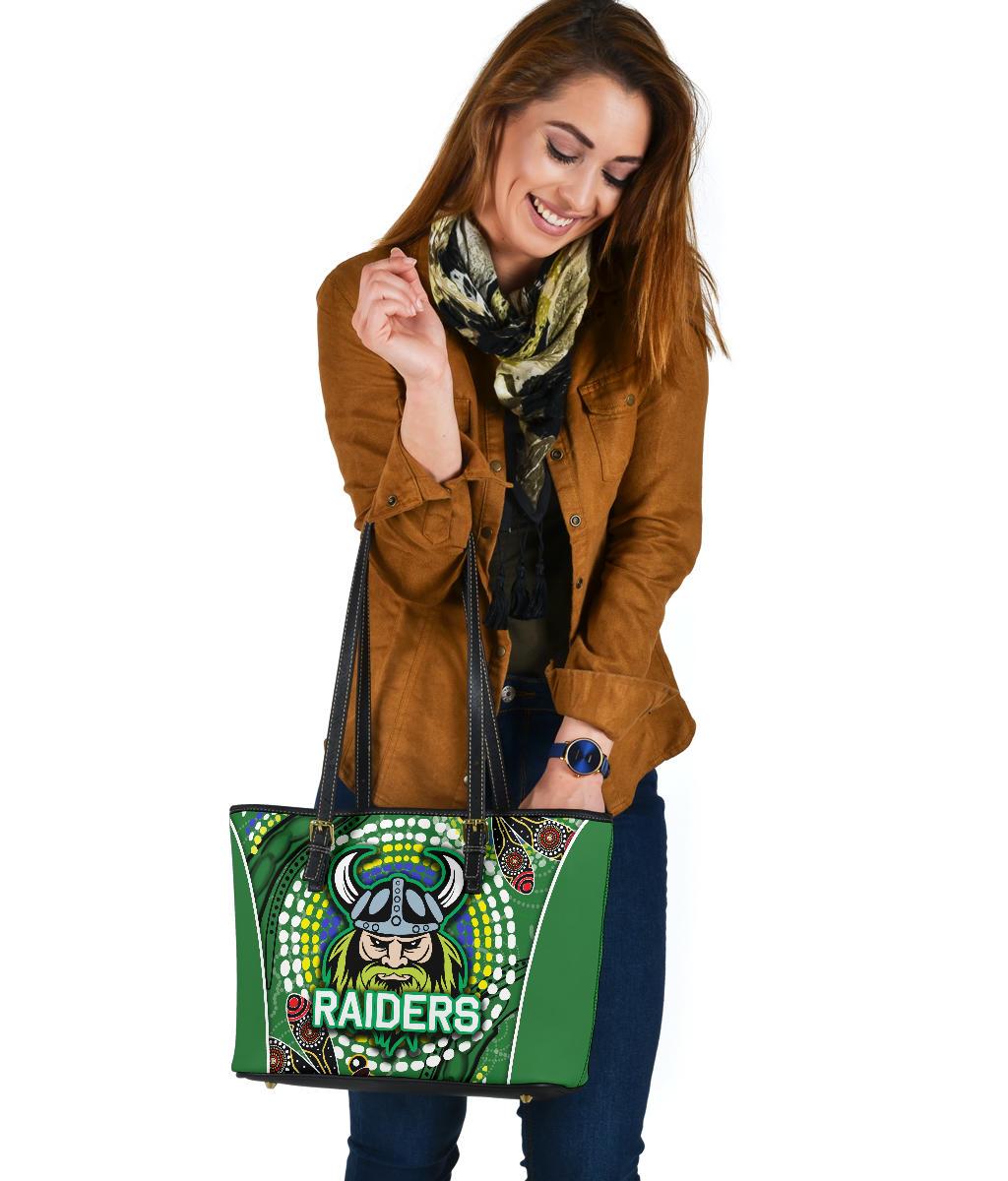 raiders-small-leather-tote-bag-aboriginal