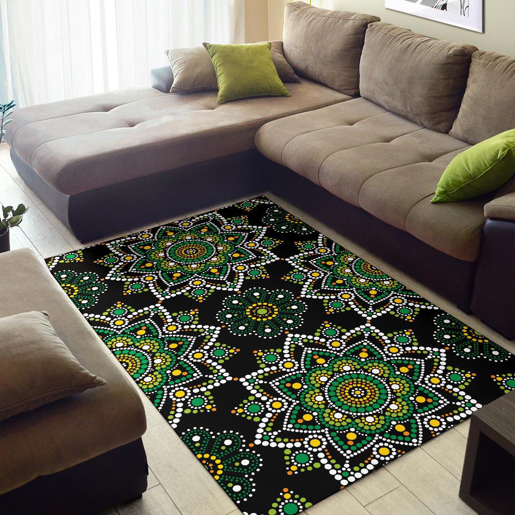 area-rug-aboriginal-dot-painting-rug-mandala