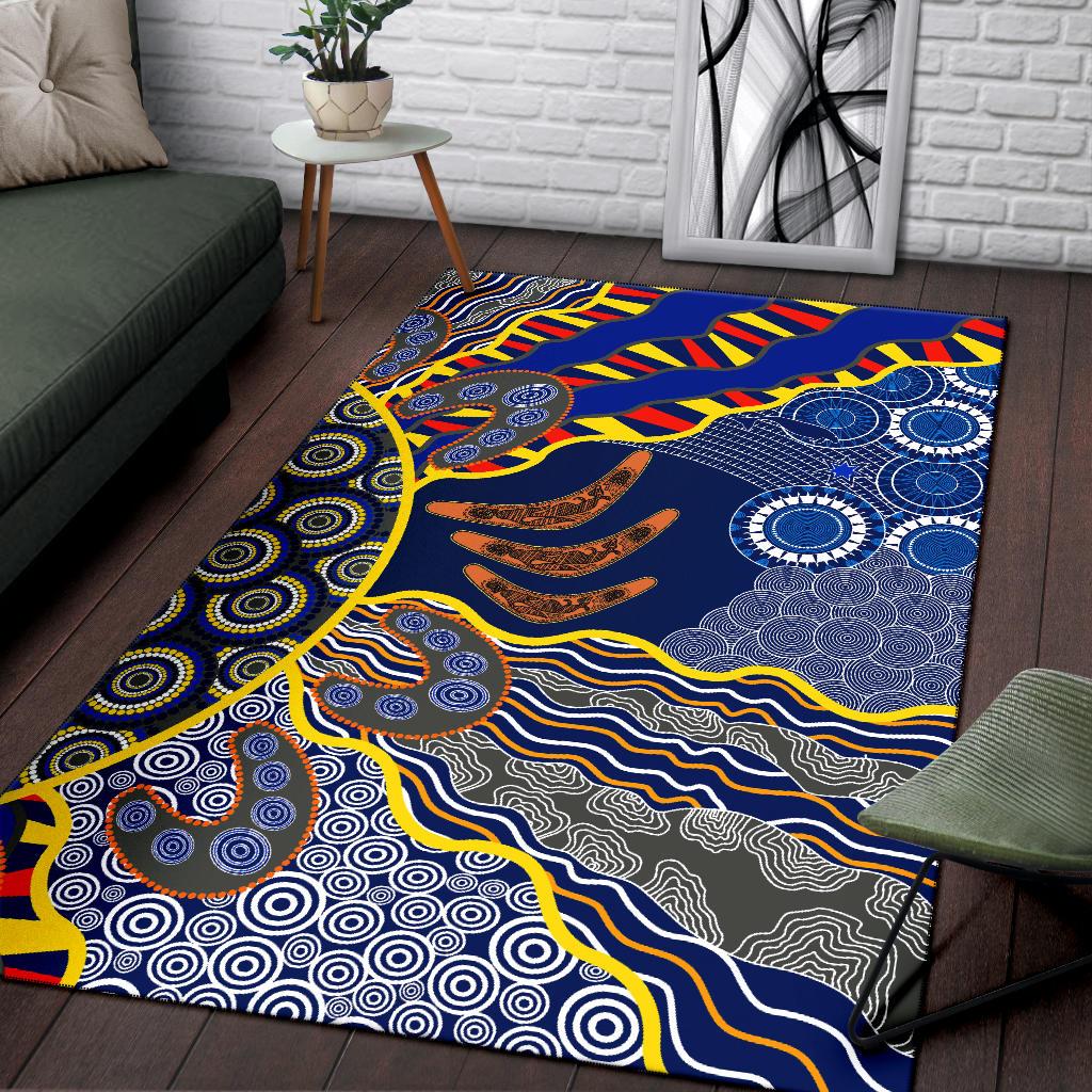 aboriginal-area-rug-australian-boomerang-dot-painting-art