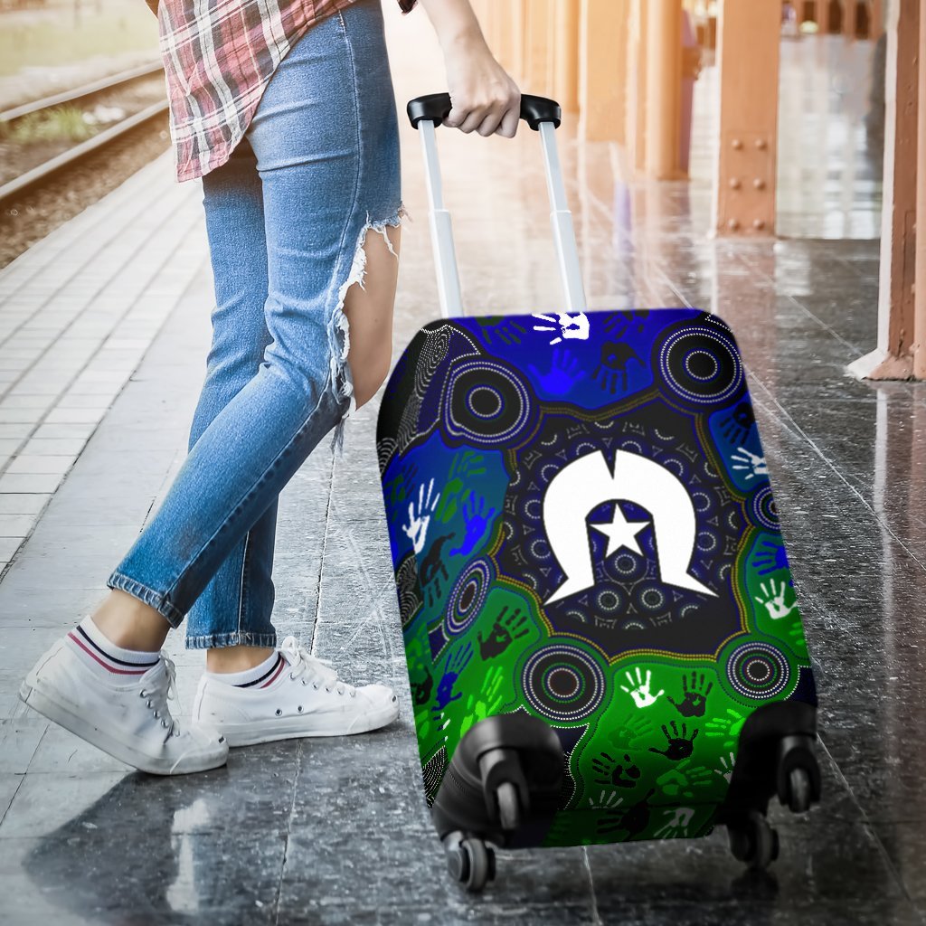aboriginal-luggage-covers-torres-strait-symbol-with-indigenous-patterns