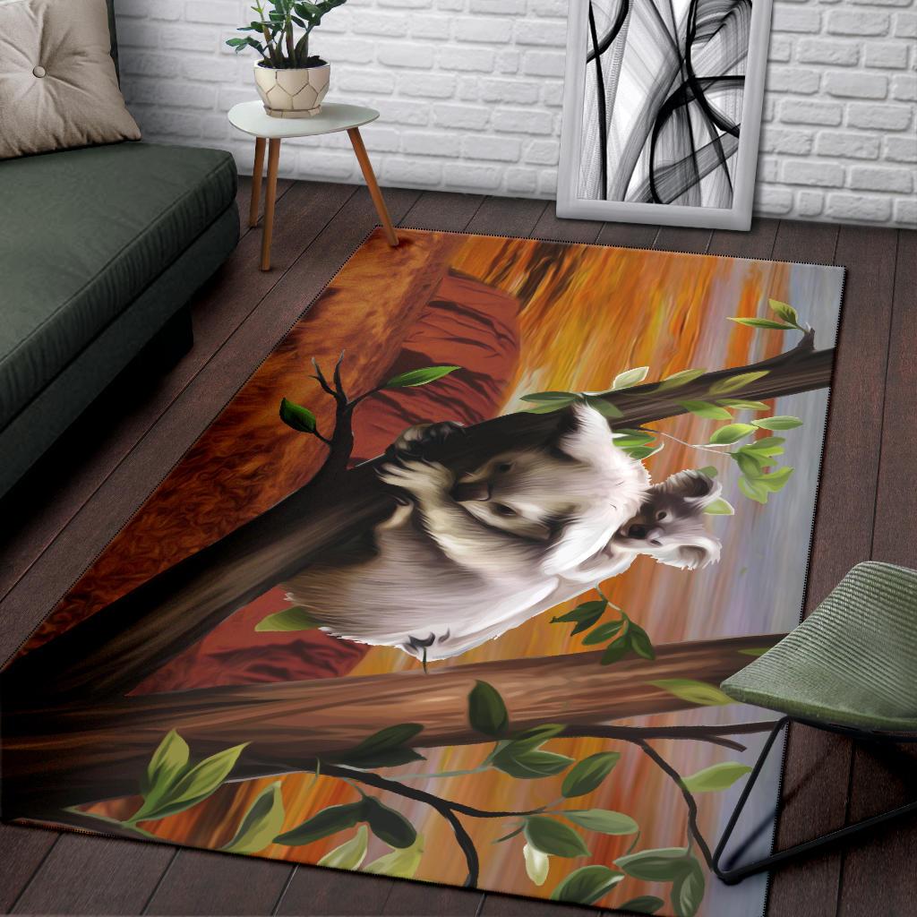 area-rug-koala-rug-uluru-sunset-landscape-art