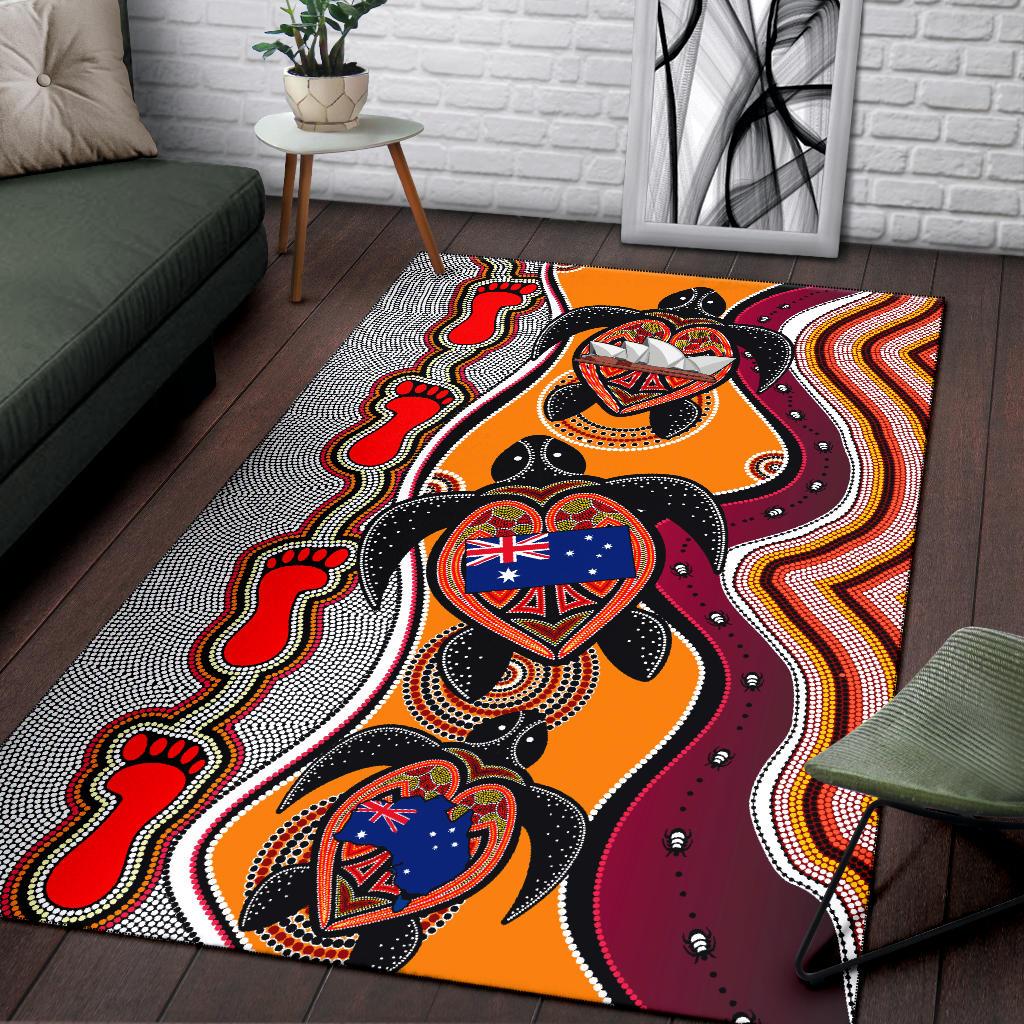 area-rug-aboriginal-patterns-bag-turtle